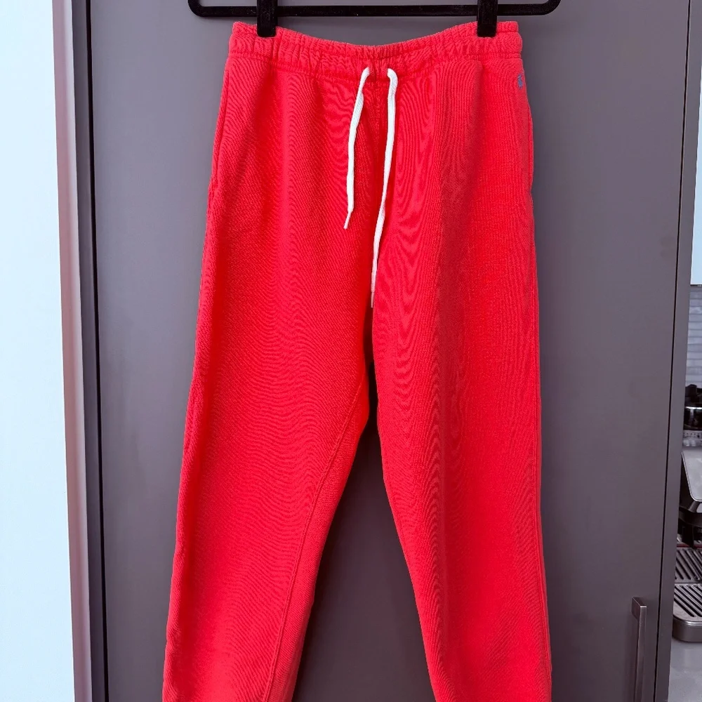 Polo Ralph Lauren Coral/Light Red Color Sweatpants Mens/Womens Size M - Picture 3 of 14
